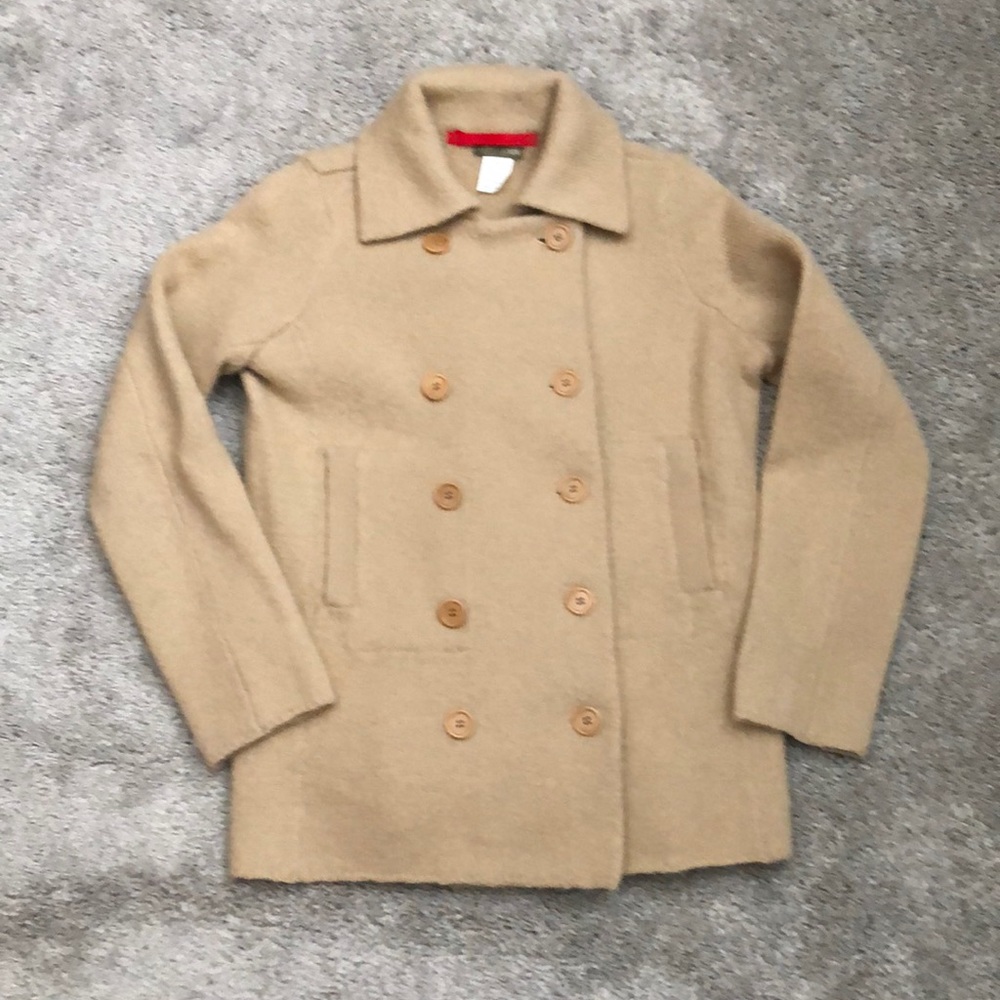 J Crew Peacoat Sweater Petite Small, EUC